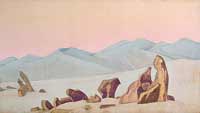 Рерих Н. К. Керексуры. 1927. Ч/с