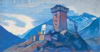Рерих Н. К. Дом такура. 1932. (Гундла, Лахул). ЛНХМ